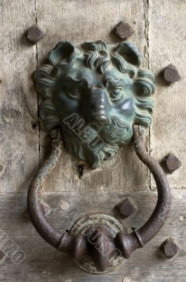 Lion Head Door Knocker