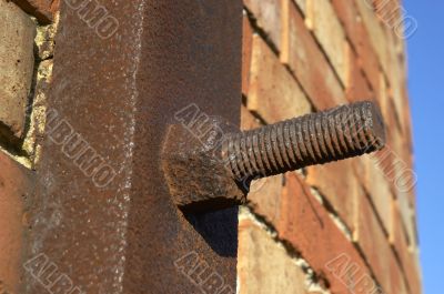 Rusty nut and bolt