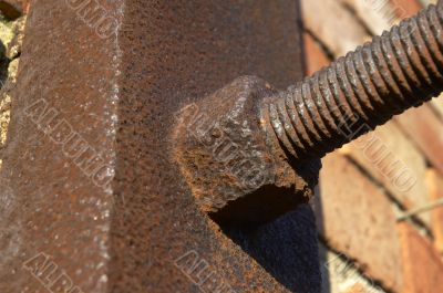 Rusty nut and bolt