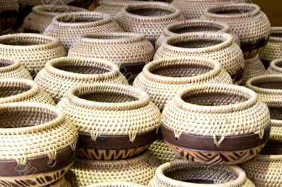 Traditional Straw Containers