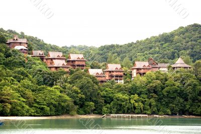 Chalets in the Tropical Rainforest