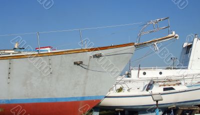 Boats Awaiting Repairs