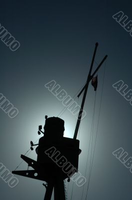 ship mast silhouette