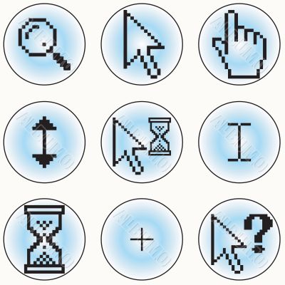 Computer cursor icons