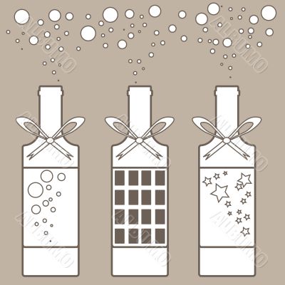 Wine bottles