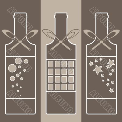 Wine bottles