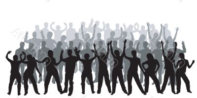 Dancing silhouettes