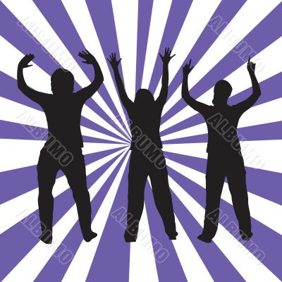 Retro style dancers