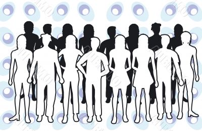 people silhouette