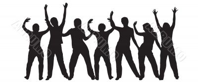 Dancing silhouettes