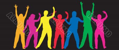 Dancing silhouettes
