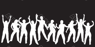 Dancing silhouettes
