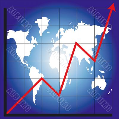 chart and map of the world