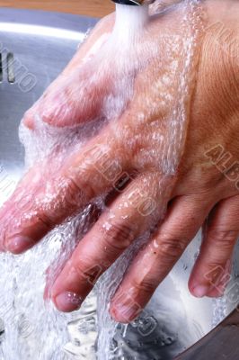 Hands wash