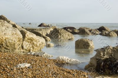 Rocks on the beach
