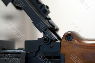 Close-up of Soviet machine-gun RPD-44 IX