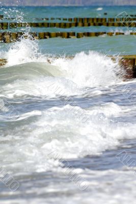 Surf on the coast