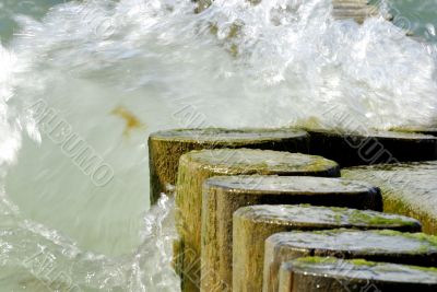 Surf on the coast