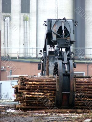 Truck Loading Timber