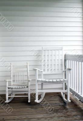Adult &amp; Child`s Rocking Chairs