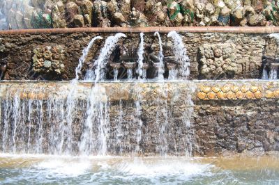 Fragment of a fountain the Stone Flower