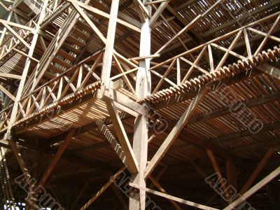 Air Drying Wooden Building
