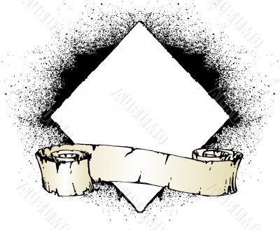 Grunge scroll