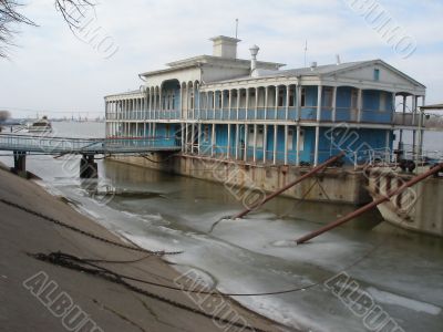 Russia, Astrakhan, the pier at Volga