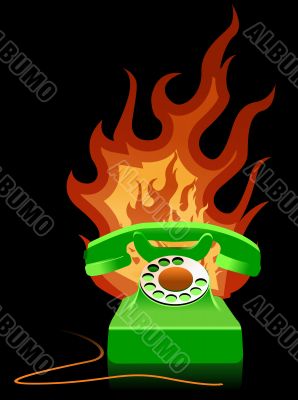 Hot Line - Burning Telephone