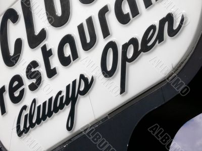 Restaurant Sign