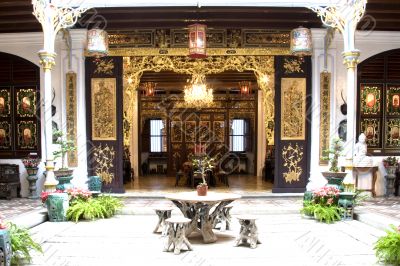 Patio of a Chinese Heritage Home