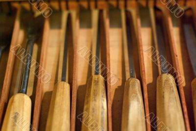 Carperter`s Tools: Woodcarving Chisels Carperter`s Tools: Woodcarving Chisels