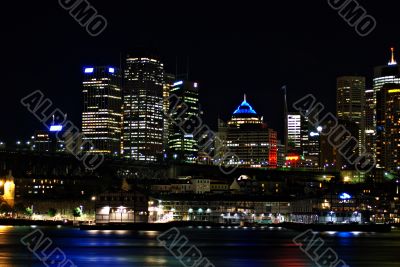 Walsh Bay and Sydney Skyline