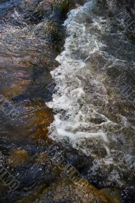 small rapids in a river