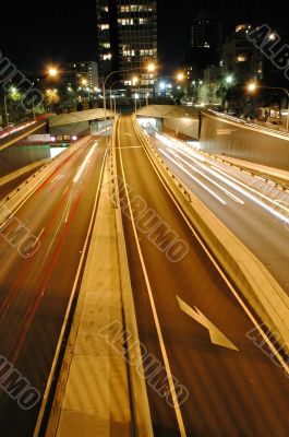 night tunnel traffic night tunnel traffic
