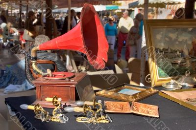 Ancient record player