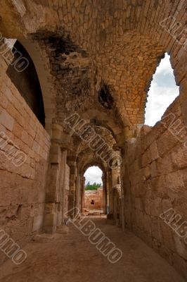 Antique temple nearby Ashkelon in Israel