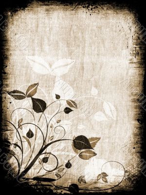Floral grunge