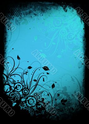Floral grunge