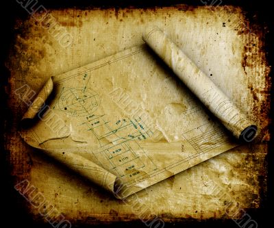 Grunge blueprints