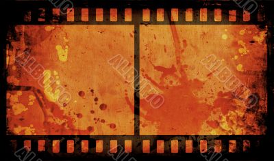 Grunge film strip
