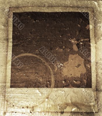 Grunge polaroid