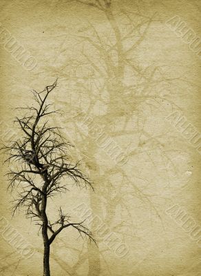Grunge tree