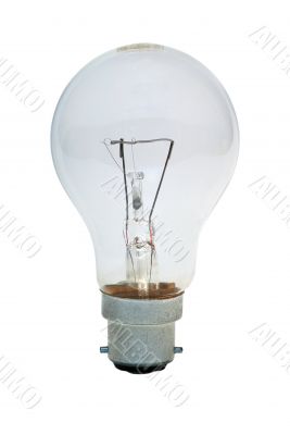 Bright Idea - Lightbulb With Clipping Path