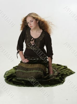 indifferent  pretty girl
