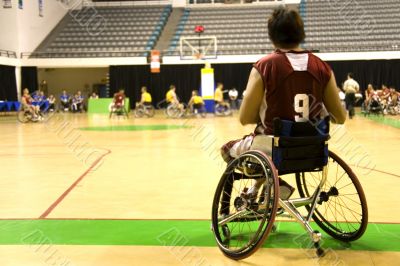 Wheel Chair Basketball for Disabled Persons