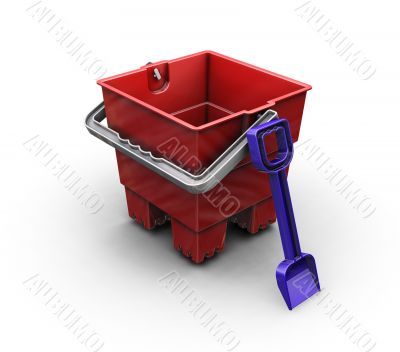 Bucket and spade