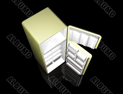 Modern fridge