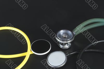 Several Stethoscopes