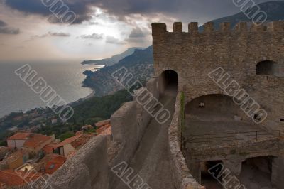 Medieval fortress. Medieval fortress.